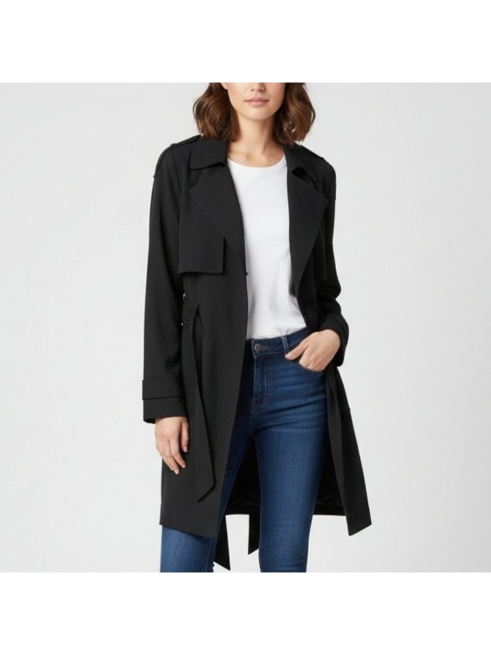 Banana Republic Drapey Trench Jacket 31127